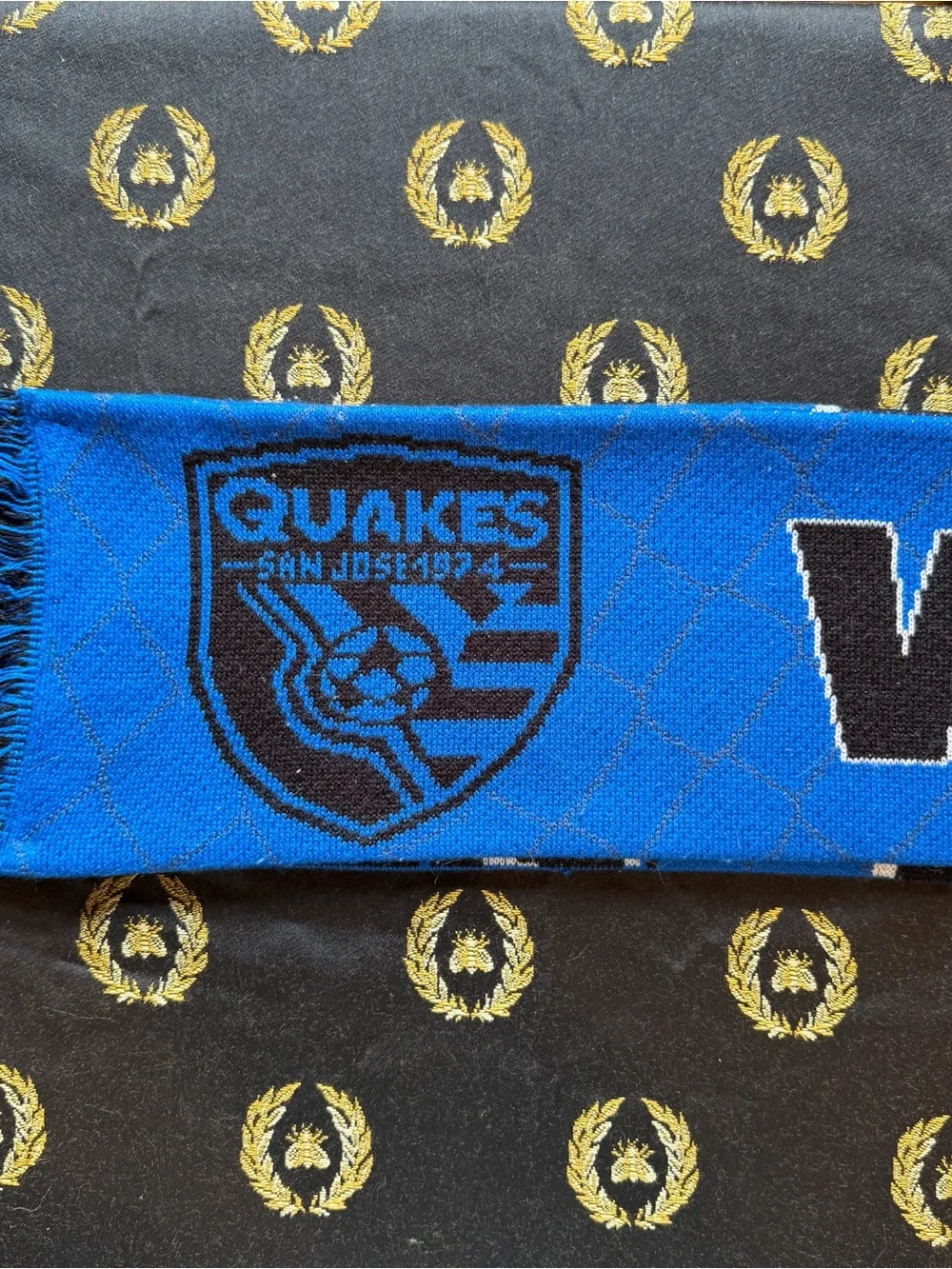 San Jose Earthquakes We Are San Jose Blue & Black Scarf